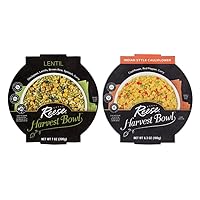 Harvest Bowl Bundle | Lentil (Pack of 8) & Curry Veggie (Pack of 8) | 16 Total