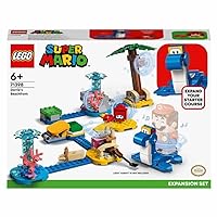 71398 Super Mario Dorrie's Seaside Expansion Set, Building Toy with Crab for Kids +6 Years