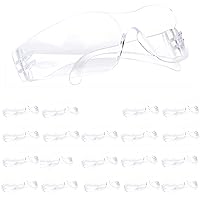 Safety Glasses, Virtua, 100 Pair, ANSI Z87, Clear Lens, Clear Frame