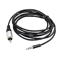 2M 3.5mm Male to RCA Single Mono AUX Cable Replacements for Home Entertainment System