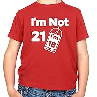 I'm Not 21 I'm 18 Plus VAT Funny - Childrens/Kids Crewneck T-Shirt