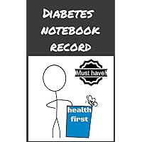 POCKET DIABETES NOTEBOOK RECORD : Blood Sugar Log Book | Daily Glucose Tracker | Weekly Blood Sugar Diary | Daily Diabetic Glucose Tracker ... (Breakfast, Lunch, Dinner, Bedtime)