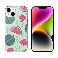 Watermelon with Stains Protective Phone Case Ultra Slim Glass Case Shockproof Phone Cover Shell Compatible for iPhone 14