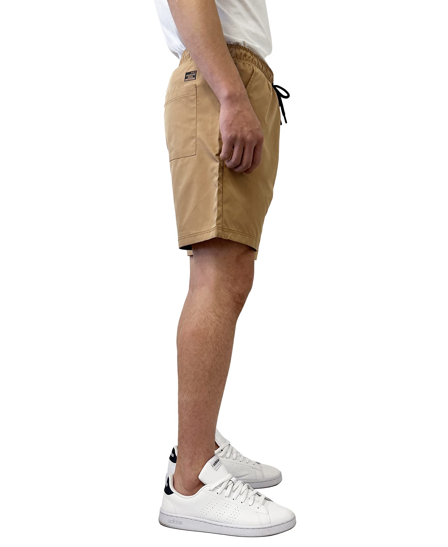 Southpole Men's Quick-Dry Water Resistant Nylon Shorts Inseam 7