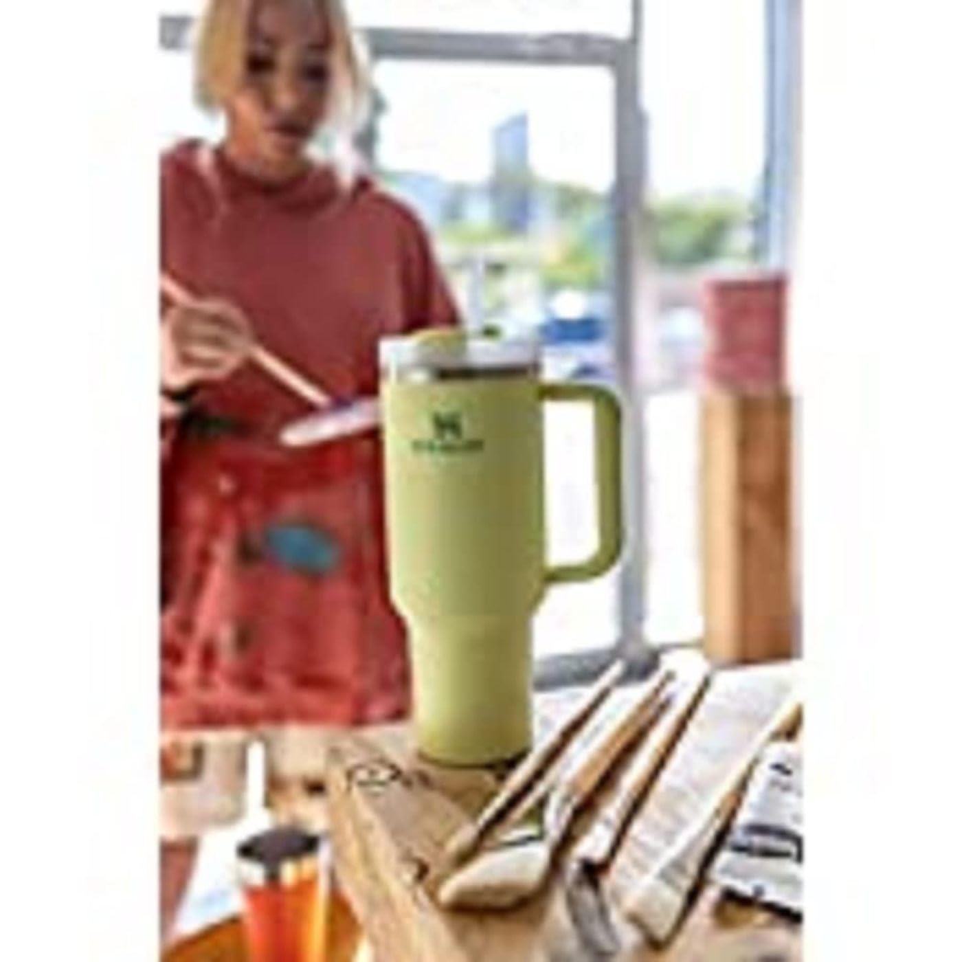 Stanley Quencher H2.0 FlowState Stainless Steel Vacuum Insulated Tumbler with Lid and Straw for Water, Iced Tea or Coffee, Smoothie and More