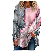 Plus Size Tight Long Sleeve Shirts for Women T Shirts for Women Tshirts Shirts for Women Gym Shirts for Women Womens Shirts Long Sleeve Shirts Plus Size Tops for Women Pink L