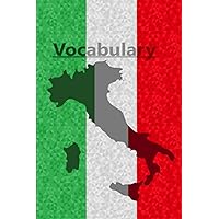 Vocabulary book italian: Language guide Italy English