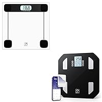 FITINDEX Bathroom Scale for Body Weight & Smart Body Fat Scale