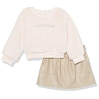 Calvin Klein Baby Girls 2 Pieces Skirt SetBaby and Toddler Layette Set