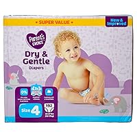 Parent's Choice Diapers, Dry & Gentle Diapers Size 4 - Super Value 192 Count
