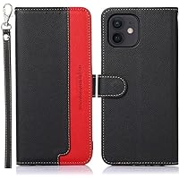ONNAT-Premium PU Leather Wallet Case for iPhone 15Pro Max/15 Pro/15 Plus/15 with RFID Blocking Card Holder Slot Protective Case (Black,15)