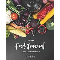 180-Day Food Journal & Macronutrient Tracker: Track Your Daily Meals and Snacks with Calories and Nutritional Data 180-Day Food Journal & Macronutrient Tracker: Track Your Daily Meals and Snacks with Calories and Nutritional Data Paperback