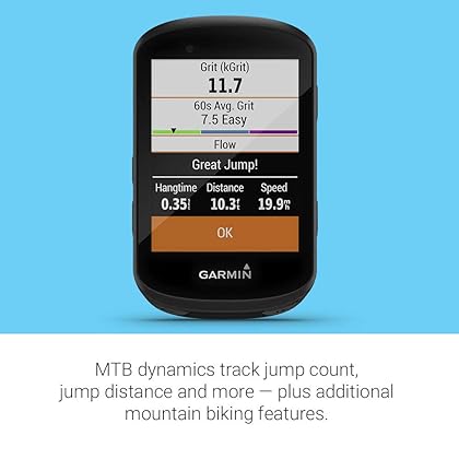 Garmin Edge 530, Performance GPS Cycling/Bike Computer with Mapping, Dynamic Performance Monitoring and Popularity Routing (Renewed)