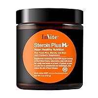Invite Health Sterols Plus Hx® - Supports Heart Health and Healthy Cholesterol Levels - Contains Red Rice Yeast, Sterols, Oat Bran, Cranberry Extract - 30 Servings