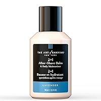 The Art of Shaving Lavender After-Shave Balm & Daily Moisturizer – Lasts Up to 8 Hours, Reduces Signs of Aging, Clinically Tested for Sensitive Skin