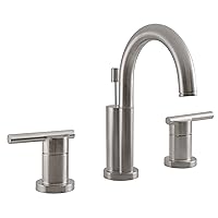 Design House 525733 Geneva Widespread Bathroom Faucet, Satin Nickel, 8 in.