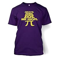 Come To The Dork Side T-shirt - Films,TV And Movie Geeky Tshirt - Purple X-Large (46/48