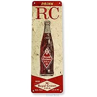 Tin Sign Royal Crown Cola Retro Rustic Soda Store Metal Sign Decor Kitchen Cottage Cave B586