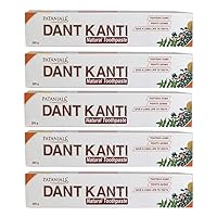 Patanjali Dant Kanti Natural Toothpaste 200g (Pack of 5)