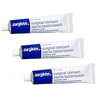 Surgilube Surgical Lubricant Sterile Jelly - 4.25 Ounces Each (Value Pack of 3)