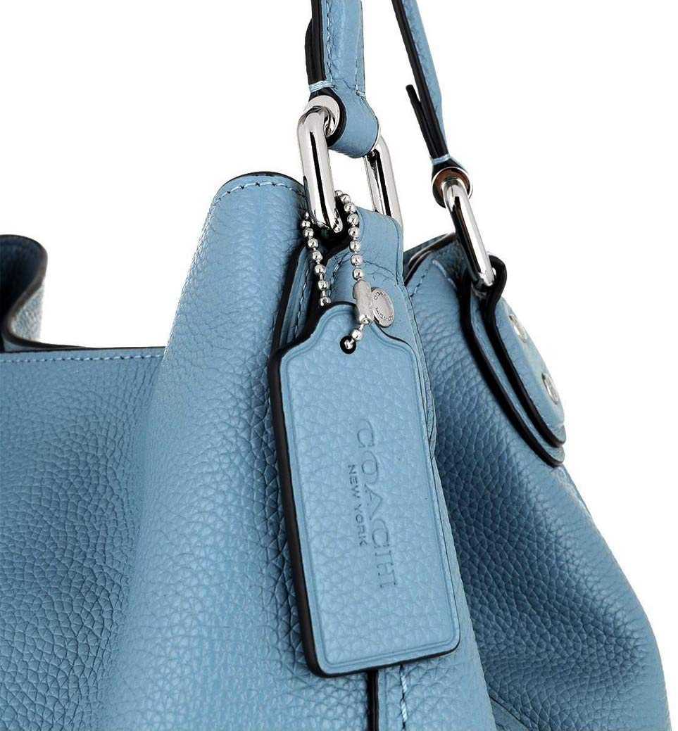 Coach Women's Refined Pebble Leather Edie 31 Shoulder Bag (SV/Slate)