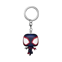 Funko Pocket Pop! Spider-Man: Across The Spider-Verse (2023) - Miles Morales as Spider-Man (Thwip Hand) Keychain Special Edition Marvel Exclusive Vinyl Keychain