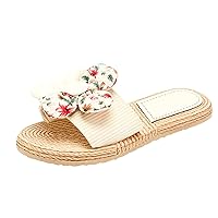 Women 8 Shoes Flat Flower Slippers Bohemian Fashion Comfortable Beach Slippers Womens Slippers Shoes