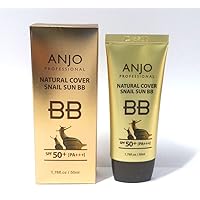[ANJO] Natural Cover Snail Sun BB Cream SPF 50+PA+++ 50ml X 1EA / Makeup Base/Snail Mucus/Korean Cosmetics