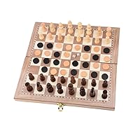 Folding Wooden Chess Set with Magnetic Chess 15