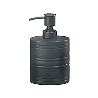 nu steel Lotion Bogart Metal Tall Pump, Liquid Soap Dispenser Holds 8 Oz. for Bathroom, Kitchen Sink, Vanity, Oil Rubbed Bronze
