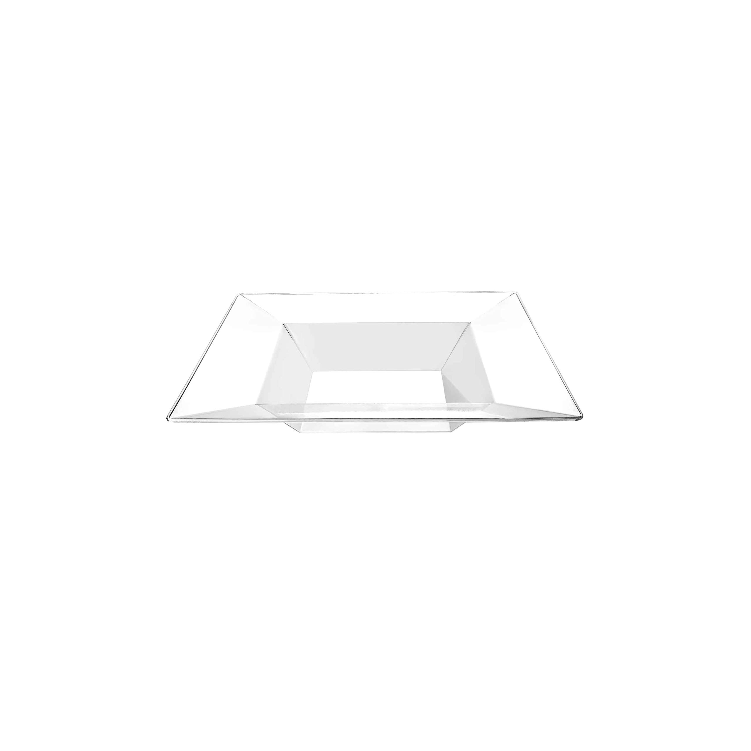 Lillian Tablesettings Plastic 5 oz | Clear Squares Dinner | Pack of 10 Party Bowls