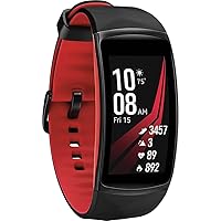 Samsung Gear Fit2 Pro Smartwatch Fitness Band (Small), Diamond Red, SM-R365NZRNXAR – US Version with Warranty