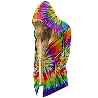 Zip Up Jacket,Winter Men's Fleece Printed Plus Size Jackets Thickened Trendy Long Sleeve Top Casual Fashion Hooded Coats