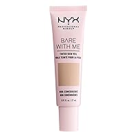 NYX PROFESSIONAL MAKEUP Bare With Me Tinted Skin Veil, Lightweight BB Cream - True Beige Buff