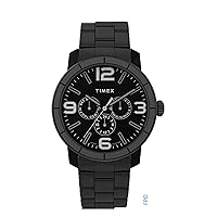 Timex Men's Mod 44mm Watch - Black Bracelet Black Dial Black Case