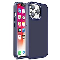 Case for iPhone 14/14 Plus/14 Pro/14 Pro Max, Thin Slim Fit Cover Shockproof Protection, Frosted Hard PC Anti-Fingerprint Anti-Scratch Protective Phone Cases,H,14 Plus 6.7