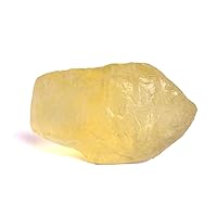 A++100% Natural Lemon Topaz Rough Loose Gemstone 145.50 Ct Healing Crystal For Home Decor