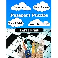 Passport Puzzles: Travel Puzzle Games Passport Puzzles: Travel Puzzle Games Paperback