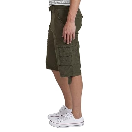 Unionbay Men's Cordova Belted Messenger Cargo Short - Reg and Big and Tall Sizes