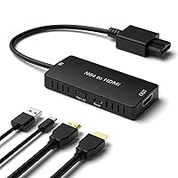 N64 to HDMI Adapter Converter, Converts N64 Game Console Video Signals Into HDMI Signals, Compatible with N64/GameCube/SNES/SFC Game Console, Supports 16:9/4:3 Conversion