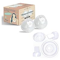 Breast Milk Collection Cups & Replacement Parts Bundle - Ultimate Pumping Convenience for Nursing Moms