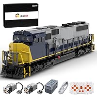 Train Steam Engine Building Kit, Collectible Model Train Classic Locomotive Model, Retro City Train Set 2074 PCS