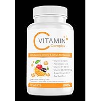 Best Vitamin C-100 Complex for Adults Vitamin C is an Essential Nutrient for The Body That Should be obtained by Eating Fruits and Vegetables Every Day. Most People Lack This Vitamin.
