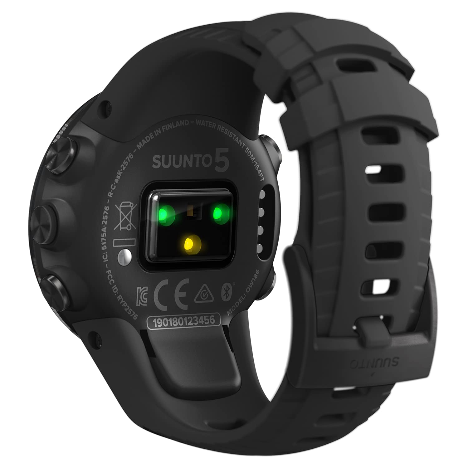 SUUNTO 5 Sports Watch, All Black, One Size