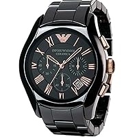 [Emporio Armani] Emporio Armani Watch Chronograph Ceramica seramika AR1410 Men's [parallel import goods]