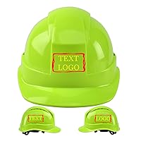 YOWESHOP Customized Safety Hard Hat Construction Work Safety Helmet Adjustable Ratchet Suspension Full Brim with Abs Shell Construction hat