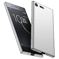 Compatible with Sony XZ Premium Case PC Hard Back Cover Phone Protective Shell Protection Non-Slip Scratchproof Protective case (Silver)