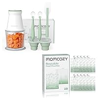 Momcozy Baby Food Maker & Reusable Baby Food Pouches-5oz
