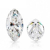 ERAA JEWEL Loose Moissanite 10.0CT, Real Colorless Diamond, VVS1 Clarity, Marquise Cut Brilliant Gemstone for Making Vintage Ring, Jewelry, Pendant, Earrings, Necklaces, Watches
