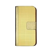 Reiko Wireless Diamond Flip Cell Case for Samsung Galaxy S6 Edge - Gold